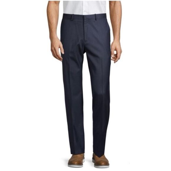 Theory Marlo Dark Blue Men's Trousers - Picture 1 of 8